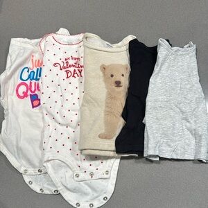BUNDLE | girls 9mths | Long sleeves | 5 total items